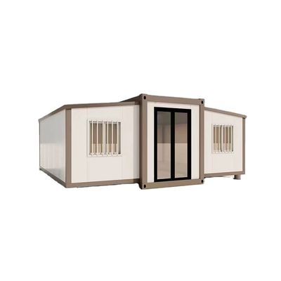 20 ft opvouwbare containerhuizen met dubbele-vleugel uitbreidingsdoos Online technische ondersteuning
