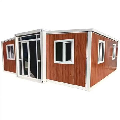 Opvouwbaar dubbelvleugelcontainerhuis met MGO-plankvloer en online technische ondersteuning